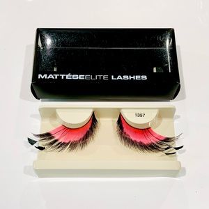 Mattese Elite Black Pink Feather Tip Lash